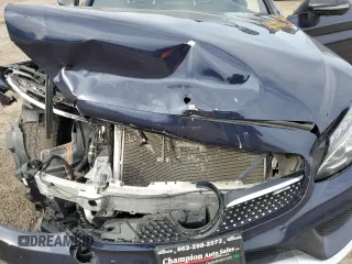 2017 Mercedes-Benz C 43 AMG with VIN WDDWJ6EB0HF439265, listed as a Copart auction lot 51828385 with Not provided miles and Salvage title. Bid and sale history available at DreamBid. Image 11.