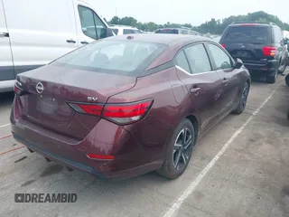 2024 Nissan Sentra SV with VIN 3N1AB8CV3RY221229, listed as a IAAI auction lot 42666353 with 43,574 mi miles and . Bid and sale history available at DreamBid. Image 4.
