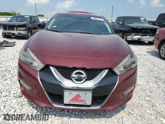 2017 Nissan Maxima S with VIN 1N4AA6AP6HC373107, listed as a Copart auction lot 58837745 with 106,733 mi miles and Salvage title. Bid and sale history available at DreamBid. Image 5.