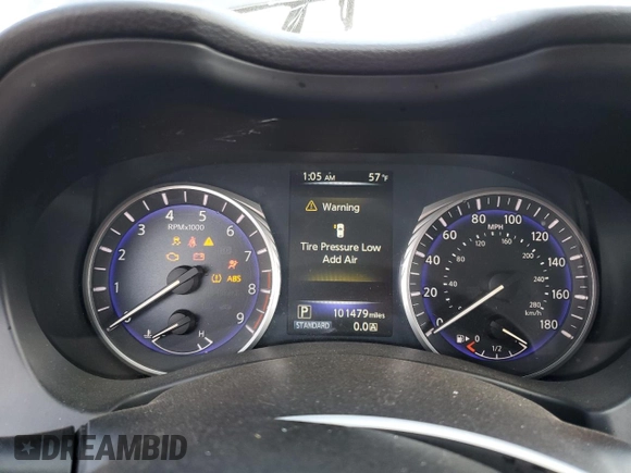 2014 Infiniti Q50 Sport with VIN JN1BV7AR4EM690998, listed as a Copart auction lot 52882475 with 101,479 mi miles and Salvage Title. Bid and sale history available at DreamBid. Image 9.