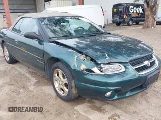 1998 Chrysler Sebring JXi with VIN 3C3EL55H6WT232076, listed as a IAAI auction lot 41906230 with 54,718 mi miles and . Bid and sale history available at DreamBid. Image 1.