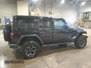 2022 Jeep Wrangler Unlimited Rubicon with VIN 1C4JJXR68NW259728, listed as a Copart auction lot 54884685 with 87,262 mi miles and Clean title. Bid and sale history available at DreamBid. Image 3.