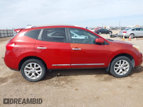 2012 Nissan Rogue S with VIN JN8AS5MT2CW267825, listed as a IAAI auction lot 41822891 with 128,407 mi miles. Bid and sale history available at carsss.com. Image 13.
