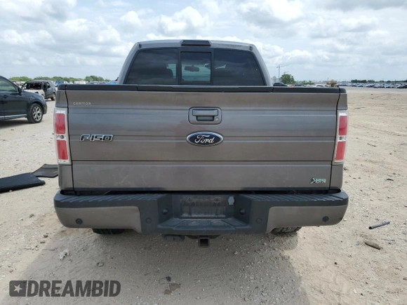 2010 Ford F-150 XL with VIN 1FTFW1EV9AFB85750, listed as a Copart auction lot 54044555 with 205,053 mi miles and Salvage Title. Bid and sale history available at carsss.com. Image 6.