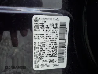 2017 Infiniti QX70 z VIN JN8CS1MW2HM412523, wystawiony jako Copart lot #57143005 z przebiegiem 79 564 mil mil oraz Szkoda całkowita • Salvage title. Historia ofert i sprzedaży dostępna na DreamBid. Obrazek 13.