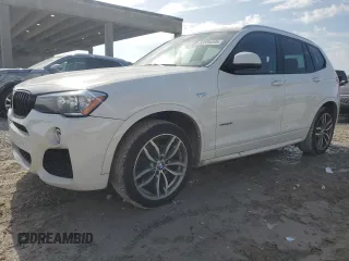 2015 BMW X3 xDrive28i with VIN 5UXWX9C5XF0D60503, listed as a Copart auction lot 52696895 with 187,046 mi miles and Clean Title. Bid and sale history available at carsss.com. Image 1.