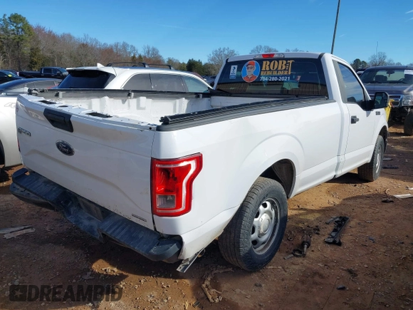 2016 Ford F-150 XL with VIN 1FTMF1C85GKE69350, listed as a IAAI auction lot 41690906 with 162,338 mi miles. Bid and sale history available at carsss.com. Image 4.