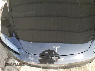 2024 Tesla Model 3 with VIN 5YJ3E1EA5RF848265, listed as a Copart auction lot 46254355 with 0 mi miles and Salvage Title. Bid and sale history available at carsss.com. Image 13.