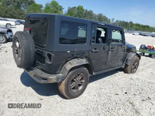 2017 Jeep Wrangler Unlimited 75th Anniversary with VIN 1C4HJWEG4HL531334, listed as a Copart auction lot 53371875 with 89,529 mi miles and Salvage title. Bid and sale history available at DreamBid. Image 3.
