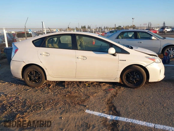 2013 Toyota Prius One with VIN JTDKN3DU5D0356118, listed as a IAAI auction lot 41892349 with 181,558 mi miles. Bid and sale history available at carsss.com. Image 13.