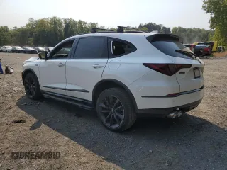 2022 Acura MDX Type S w/Advance Package with VIN 5J8YD8H8XNL003205, listed as a Copart auction lot 71120804 with 0 mi miles and Salvage Title. Bid and sale history available at carsss.com. Image 2.