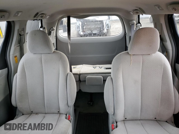 2014 Toyota Sienna LE with VIN 5TDJK3DC7ES073648, listed as a Copart auction lot 50554095 with 136,236 mi miles and Salvage Title. Bid and sale history available at DreamBid. Image 10.