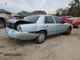 2008 Mercury Grand Marquis LS with VIN 2MEFM75V28X627449, listed as a Copart auction lot 89324365 with 154,709 mi miles and Salvage Title. Bid and sale history available at DreamBid. Image 3.