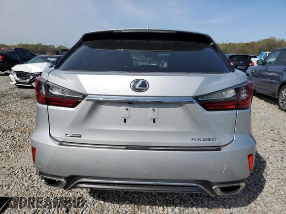 2017 Lexus RX with VIN 2T2BZMCA7HC070876, listed as a Copart auction lot 51244325 with 60,763 mi miles and Salvage Title. Bid and sale history available at carsss.com. Image 6.