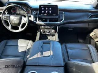 2021 Chevrolet Suburban LT z VIN 1GNSCCKD8MR416498, wystawiony jako Copart lot #49164615 z przebiegiem 116 463 mil mil oraz Czysty tytuł • Clean title. Historia ofert i sprzedaży dostępna na DreamBid. Obrazek 9.