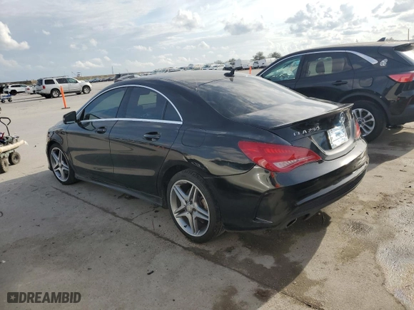 2014 Mercedes-Benz CLA-Class CLA 250 with VIN WDDSJ4GB6EN119255, listed as a Copart auction lot 43924145 with 92,784 mi miles and Salvage Title. Bid and sale history available at carsss.com. Image 2.