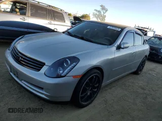 2004 Infiniti G35 Sedan w/Leather with VIN JNKCV51E24M611120, listed as a Copart auction lot 87978525 with 238,053 mi miles and Salvage Title. Bid and sale history available at carsss.com. Image 1.