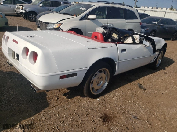 1995 Chevrolet Corvette with VIN 1G1YY32P6S5106006, listed as a Copart auction lot 68362564 with 0 mi miles and Salvage Title. Bid and sale history available at carsss.com. Image 3.