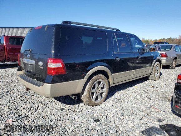2008 Ford Expedition EL Eddie Bauer with VIN 1FMFK17578LA06587, listed as a Copart auction lot 84396934 with 205,657 mi miles and Salvage Title. Bid and sale history available at carsss.com. Image 3.