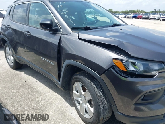 2022 Jeep Compass Latitude с VIN 3C4NJDBB1NT164523, выставлен на аукционе IAAI как лот 42452927 с пробегом 38 764 миль миль и . История ставок и продаж доступна на DreamBid. Изображение 13.
