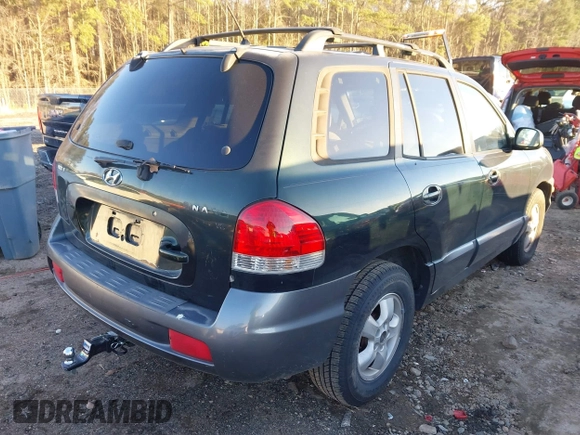 2006 Hyundai Santa Fe GLS with VIN KM8SC13D36U100031, listed as a IAAI auction lot 41240289 with 189,195 mi miles. Bid and sale history available at carsss.com. Image 4.