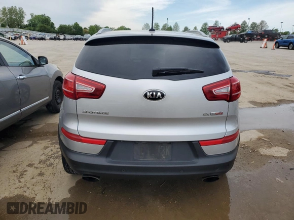 2013 Kia Sportage SX with VIN KNDPCCA69D7512637, listed as a Copart auction lot 53219644 with 87,076 mi miles and Clean Title. Bid and sale history available at carsss.com. Image 6.