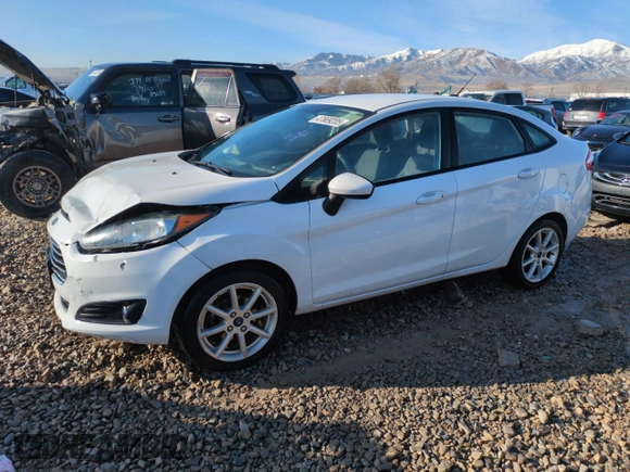 2019 Ford Fiesta SE with VIN 3FADP4BJ9KM124350, listed as a Copart auction lot 47669205 with 96,141 mi miles and Salvage Title. Bid and sale history available at carsss.com. Image 1.