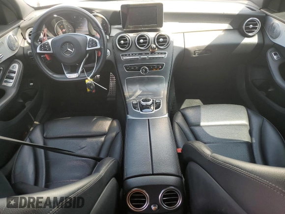 2018 Mercedes-Benz C 300 with VIN 55SWF4JB3JU282412, listed as a Copart auction lot 60155775 with 101,613 mi miles and Salvage title. Bid and sale history available at DreamBid. Image 8.