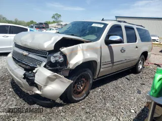 2010 Chevrolet Suburban LTZ with VIN 1GNUCKE0XAR163997, listed as a Copart auction lot 53258795 with 198,776 mi miles and Salvage title. Bid and sale history available at DreamBid. Image 1.