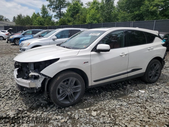 2023 Acura RDX w/A-Spec Package with VIN 5J8TC1H67PL007072, listed as a Copart auction lot 58448564 with Not provided miles and Salvage title. Bid and sale history available at DreamBid. Image 1.