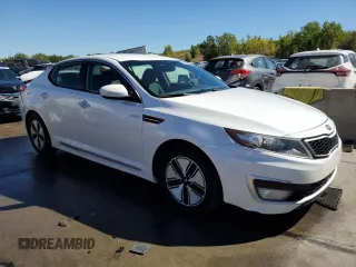 2013 Kia Optima Hybrid LX with VIN KNAGM4ADXD5056352, listed as a Copart auction lot 72418074 with 135,560 mi miles and Salvage Title. Bid and sale history available at carsss.com. Image 4.