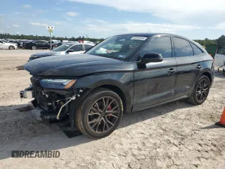 2023 Audi SQ5 Sportback Prestige with VIN WA134AFY9P2083621, listed as a Copart auction lot 68630394 with 15,791 mi miles and Salvage Title. Bid and sale history available at carsss.com. Image 1.