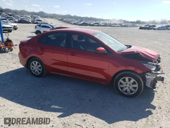2022 Kia Rio S with VIN 3KPA24AD7NE474758, listed as a Copart auction lot 50734775 with 40,039 mi miles and Salvage Title. Bid and sale history available at carsss.com. Image 4.