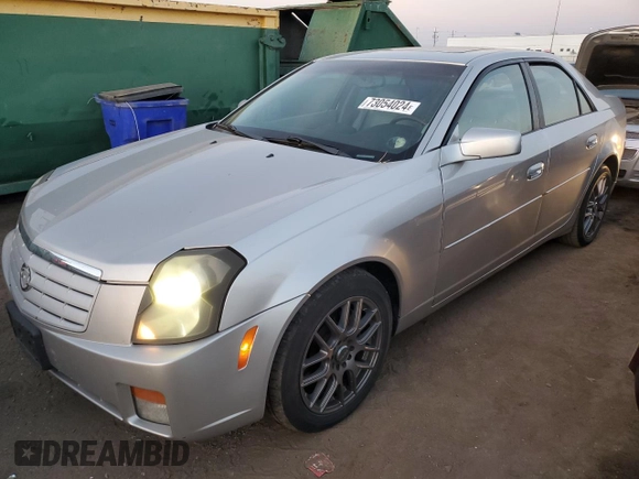 2007 Cadillac CTS with VIN 1G6DP577870103984, listed as a Copart auction lot 73054024 with 95,331 mi miles and Salvage Title. Bid and sale history available at carsss.com. Image 1.