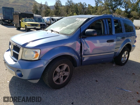 2007 Dodge Durango Limited with VIN 1D8HD58287F520997, listed as a Copart auction lot 47031975 with 200,371 mi miles and Salvage title. Bid and sale history available at DreamBid. Image 1.
