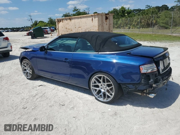 2013 Audi A5 Premium Plus with VIN WAULFAFH5DN007840, listed as a Copart auction lot 53342635 with 84,957 mi miles and Clean Title. Bid and sale history available at carsss.com. Image 2.