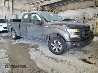 2016 Ford F-150 XL with VIN 1FTEX1C82GKF98647, listed as a Copart auction lot 46437715 with Not Provided miles and Salvage Title. Bid and sale history available at carsss.com. Image 4.