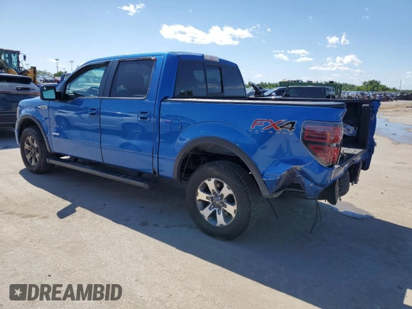 2013 Ford F-150 XL with VIN 1FTFW1ET4DKG27781, listed as a Copart auction lot 57953075 with 151,280 mi miles and Salvage title. Bid and sale history available at DreamBid. Image 2.