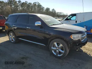 2013 Dodge Durango Citadel with VIN 1C4SDHET0DC662129, listed as a Copart auction lot 48387885 with 125,454 mi miles and Salvage Title. Bid and sale history available at carsss.com. Image 4.