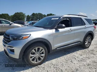 2023 Ford Explorer XLT with VIN 1FMSK7DH6PGA48191, listed as a Copart auction lot 62588395 with 24,383 mi miles and Salvage title. Bid and sale history available at DreamBid. Image 1.