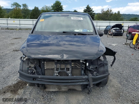 2018 Mercedes-Benz Metris Passenger Van with VIN WD4PG2EEXJ3500442, listed as a Copart auction lot 69496814 with 55,673 mi miles and Salvage Title. Bid and sale history available at carsss.com. Image 5.