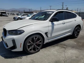 2022 BMW X4 M with VIN 5YM23EC03N9M58487, listed as a Copart auction lot 68849224 with 22,827 mi miles and Salvage Title. Bid and sale history available at carsss.com. Image 1.