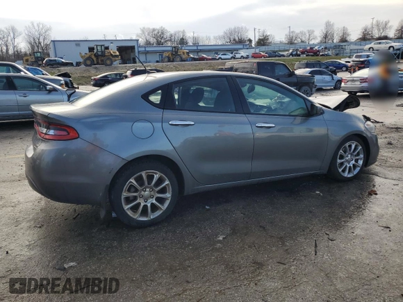 2013 Dodge Dart Limited with VIN 1C3CDFCA1DD241853, listed as a Copart auction lot 84923784 with 166,370 mi miles and Salvage title. Bid and sale history available at DreamBid. Image 3.