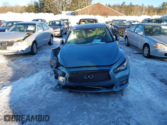 2017 Infiniti Q50 3.0t Premium with VIN JN1EV7AR0HM838534, listed as a IAAI auction lot 41625322 with 130,090 mi miles. Bid and sale history available at carsss.com. Image 11.