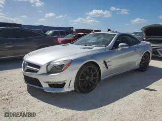 2013 Mercedes-Benz SL-Class SL 63 AMG with VIN WDDJK7EA6DF015846, listed as a Copart auction lot 76460724 with 0 mi miles and Salvage Title. Bid and sale history available at carsss.com. Image 1.