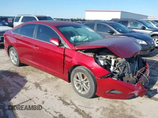 2015 Hyundai Sonata 2.4L SE with VIN 5NPE24AF9FH077794, listed as a IAAI auction lot 41973535 with Not Provided miles. Bid and sale history available at carsss.com. Image 1.