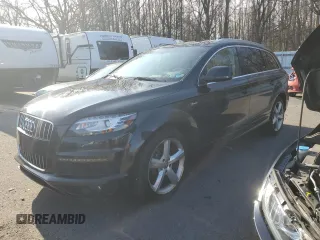 2014 Audi Q7 3.0T S line Prestige with VIN WA1DGAFE4ED001894, listed as a Copart auction lot 84680814 with 155,944 mi miles and Salvage Title. Bid and sale history available at carsss.com. Image 1.