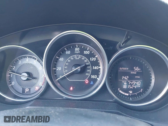 2014 Mazda Mazda6 i Touring with VIN JM1GJ1V65E1117072, listed as a IAAI auction lot 42060743 with 181,524 mi miles. Bid and sale history available at carsss.com. Image 7.