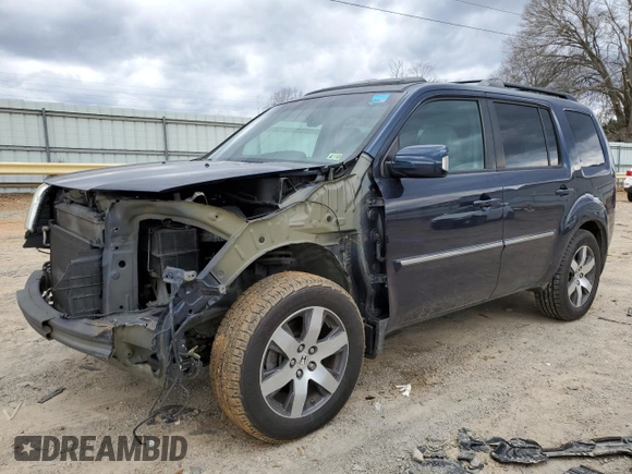 2012 Honda Pilot Touring with VIN 5FNYF3H98CB030553, listed as a Copart auction lot 48079375 with 158,113 mi miles and Clean Title. Bid and sale history available at carsss.com. Image 1.