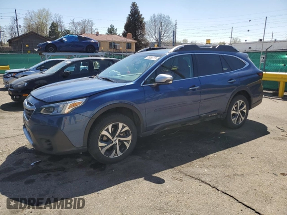 2021 Subaru Outback Touring with VIN 4S4BTAPC5M3215461, listed as a Copart auction lot 53080715 with 91,766 mi miles and Salvage title. Bid and sale history available at DreamBid. Image 1.